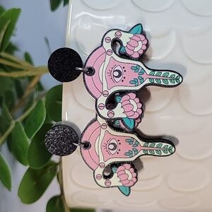 Uterus Feminist Themed Dangle Earrings